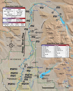 Map the Xperience Green River, Wyoming Fishing & Fly Fishing Map